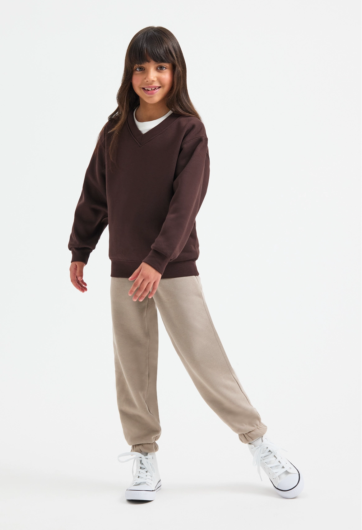 Childrens Classic V-Neck Sweatshirt